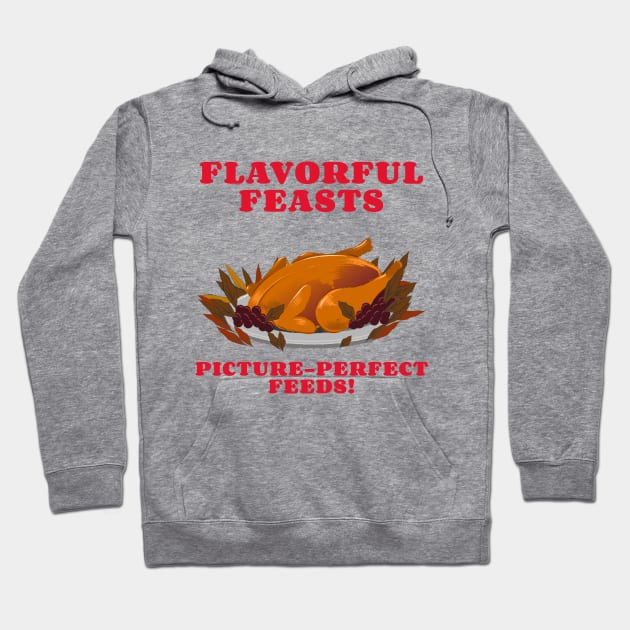 Food bloggers flavorful feeds Hoodie by Hermit-Appeal